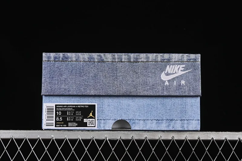 All categories Air Jordan Jordan series basketball shoes Air Jordan 4 Air Jordan 4 Denim "Worn Blue" AJ4 Joe 4 washed denim IB6716-100